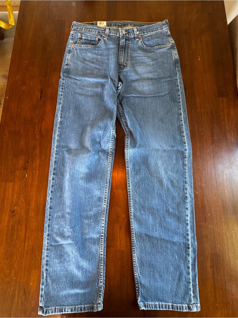 Levi's Straight-Leg Blue Denim Jeans